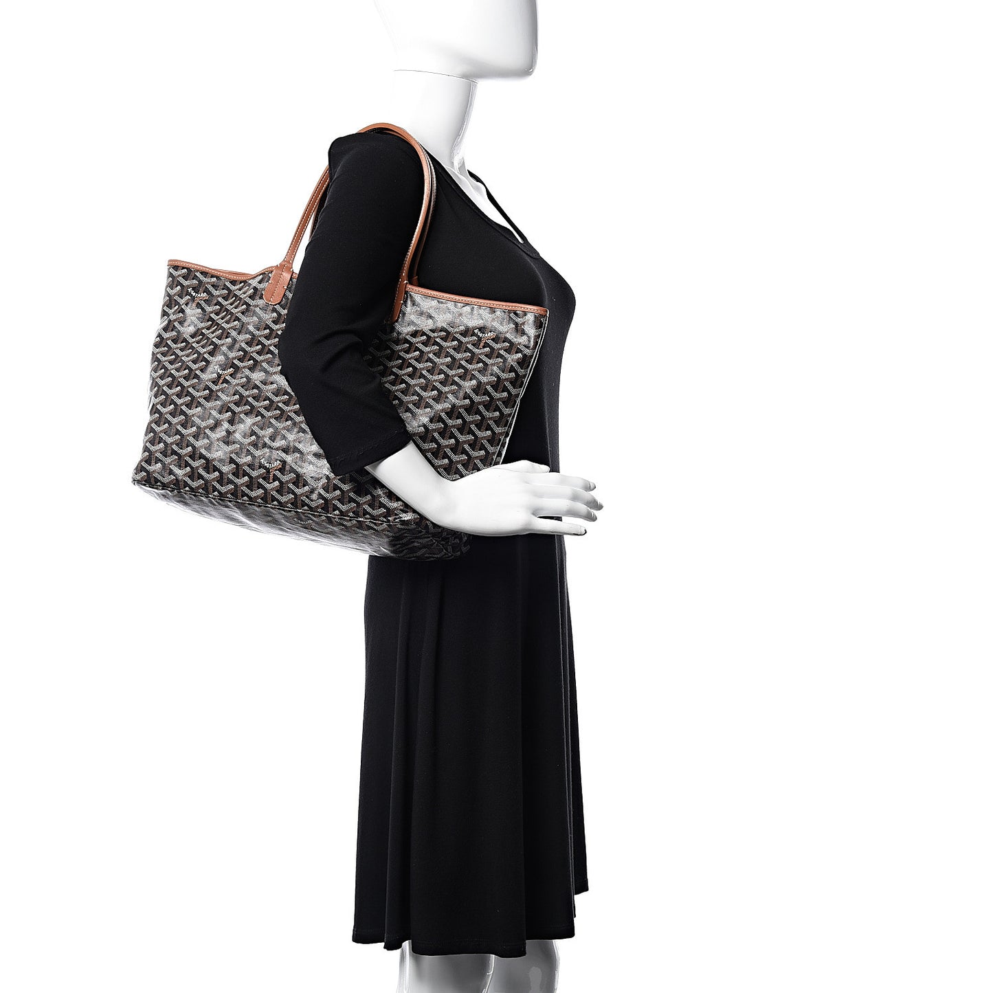 Goyardine Saint Louis PM Black Gold