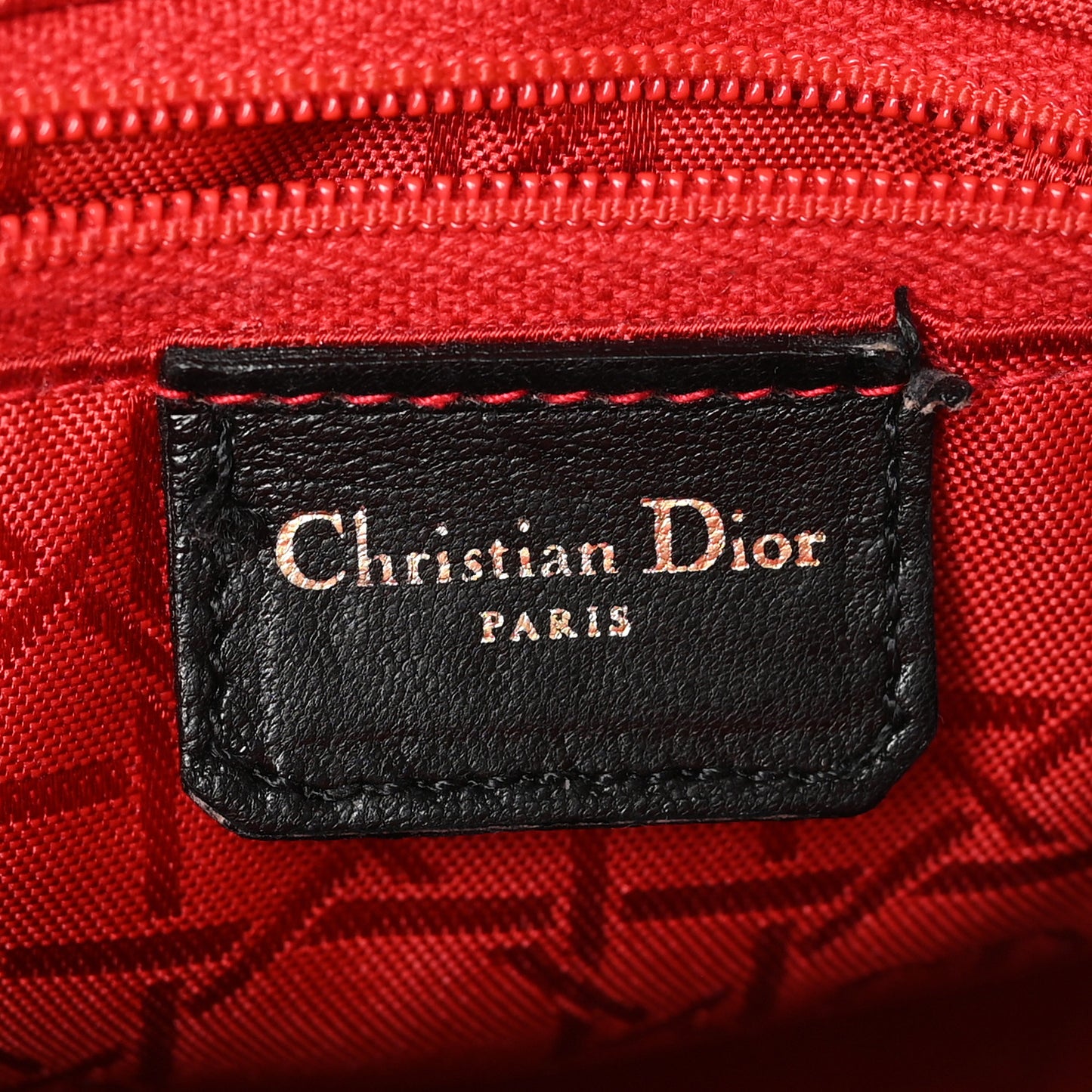 Patent Cannage Medium Lady Dior Black
