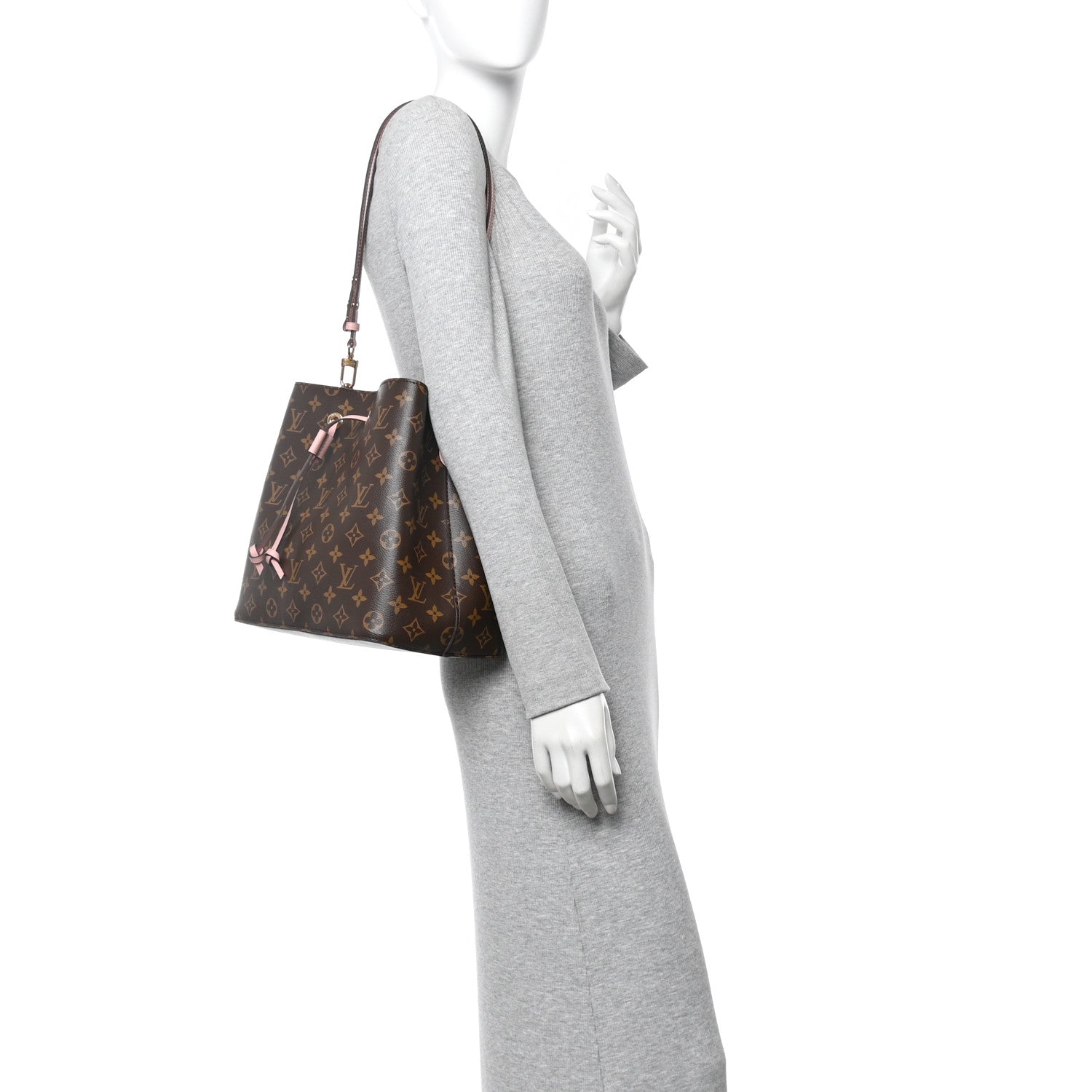 Louis Vuitton Monogram Neonoe MM Rose Poudre 2 of 9