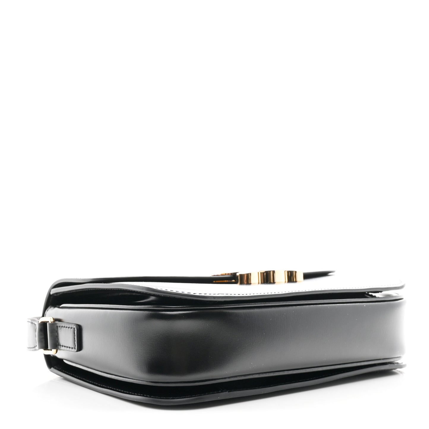 Shiny Calfskin Medium Triomphe Black
