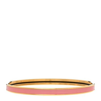 Hermes Enamel Printed Extra Narrow Uni Bracelet Papaye 3 of 4