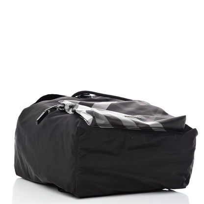 Burberry Nylon Solid to Check Backpack Black 4 of 11