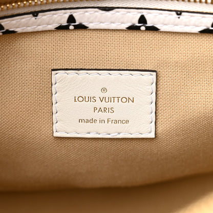 Louis Vuitton Monogram Giant Speedy Bandouliere 30 Kaki Beige 6 of 9