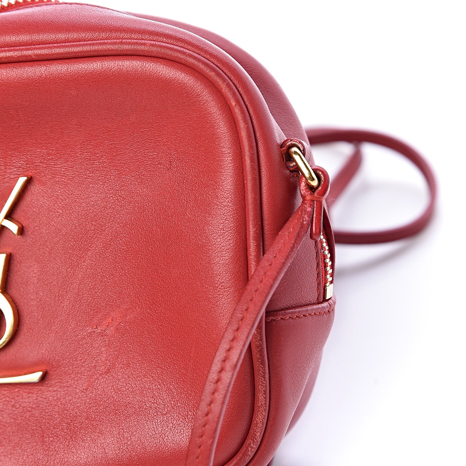 Saint Laurent Nappa Monogram Blogger Bag New Red 10 of 10