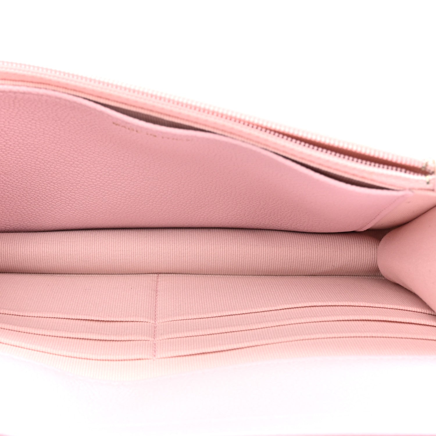 Chanel Caviar Quilted Tiny CC Wallet On Chain WOC Light Pink 5 of 11