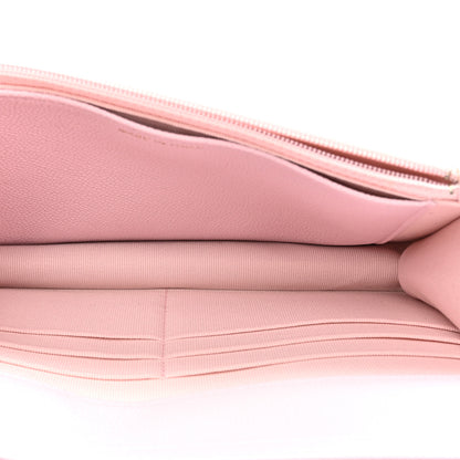 Chanel Caviar Quilted Tiny CC Wallet On Chain WOC Light Pink 5 of 11