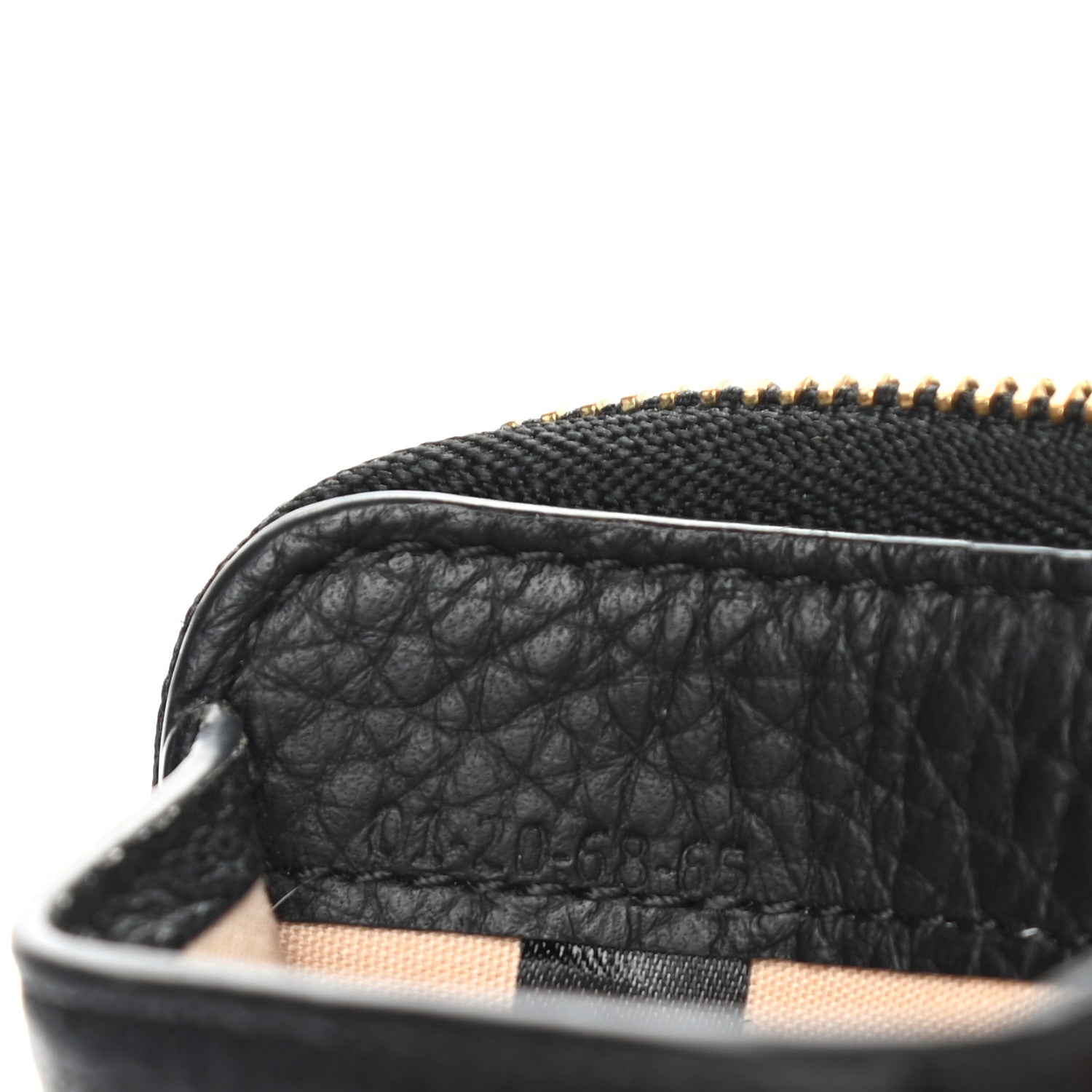 Chloe Calfskin Alphabet Purse Wallet Black 6 of 7
