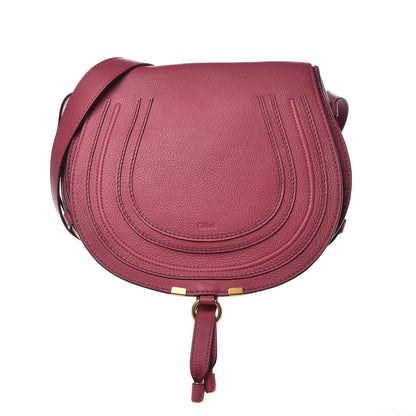 Chloe Grained Calfskin Medium Marcie Saddle Bag Dreamy Pink 1 of 9