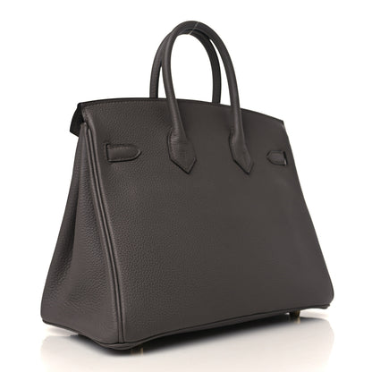 Hermes Togo Birkin 25 Etain 3 of 9