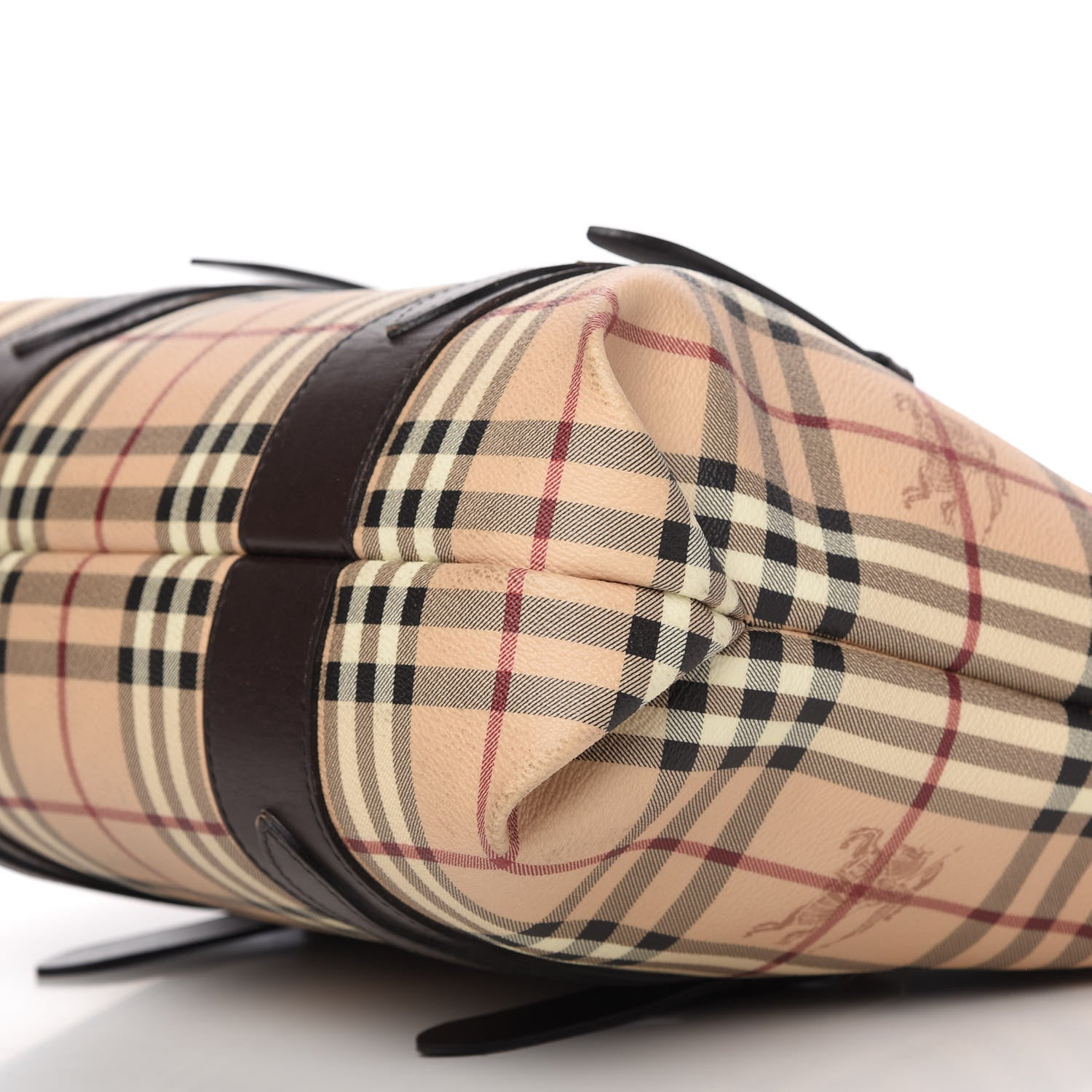 Burberry Haymarket Check Tote Chocolate 7 of 11