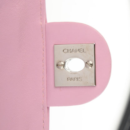 Chanel Calfskin Quilted Cambon Camera Case Pink Black 6 of 8