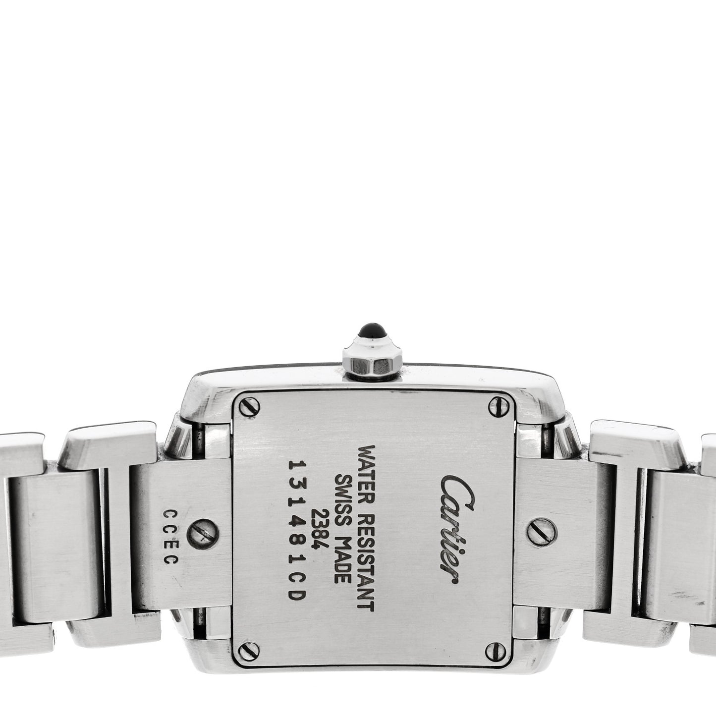 Stainless Steel 20mm Tank Francaise Quartz Watch