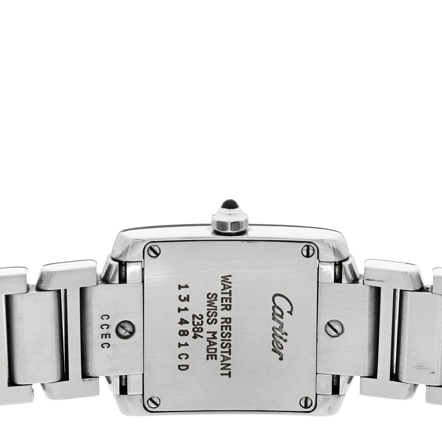Cartier Stainless Steel 20mm Tank Francaise Quartz Watch 4 of 4