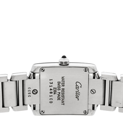 Cartier Stainless Steel 20mm Tank Francaise Quartz Watch 4 of 4