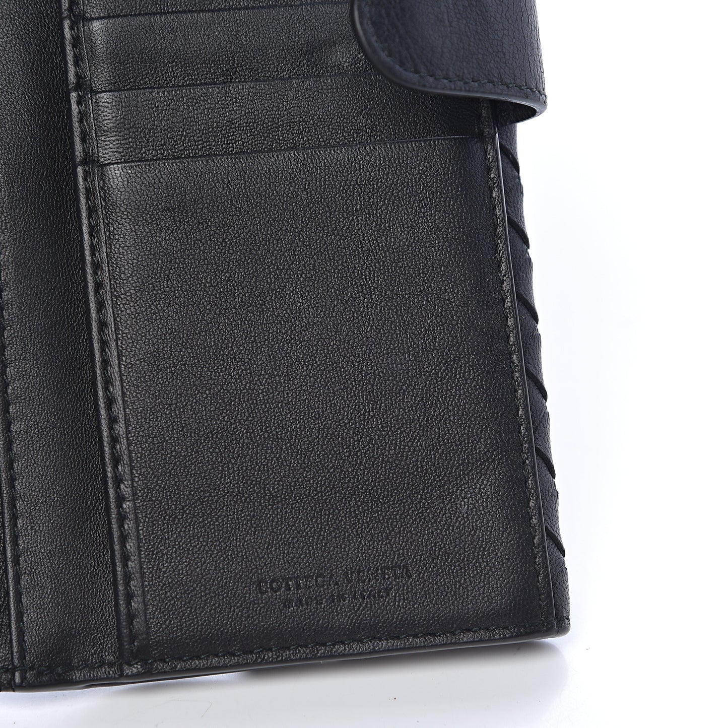Nappa Intrecciato Continental Wallet Black