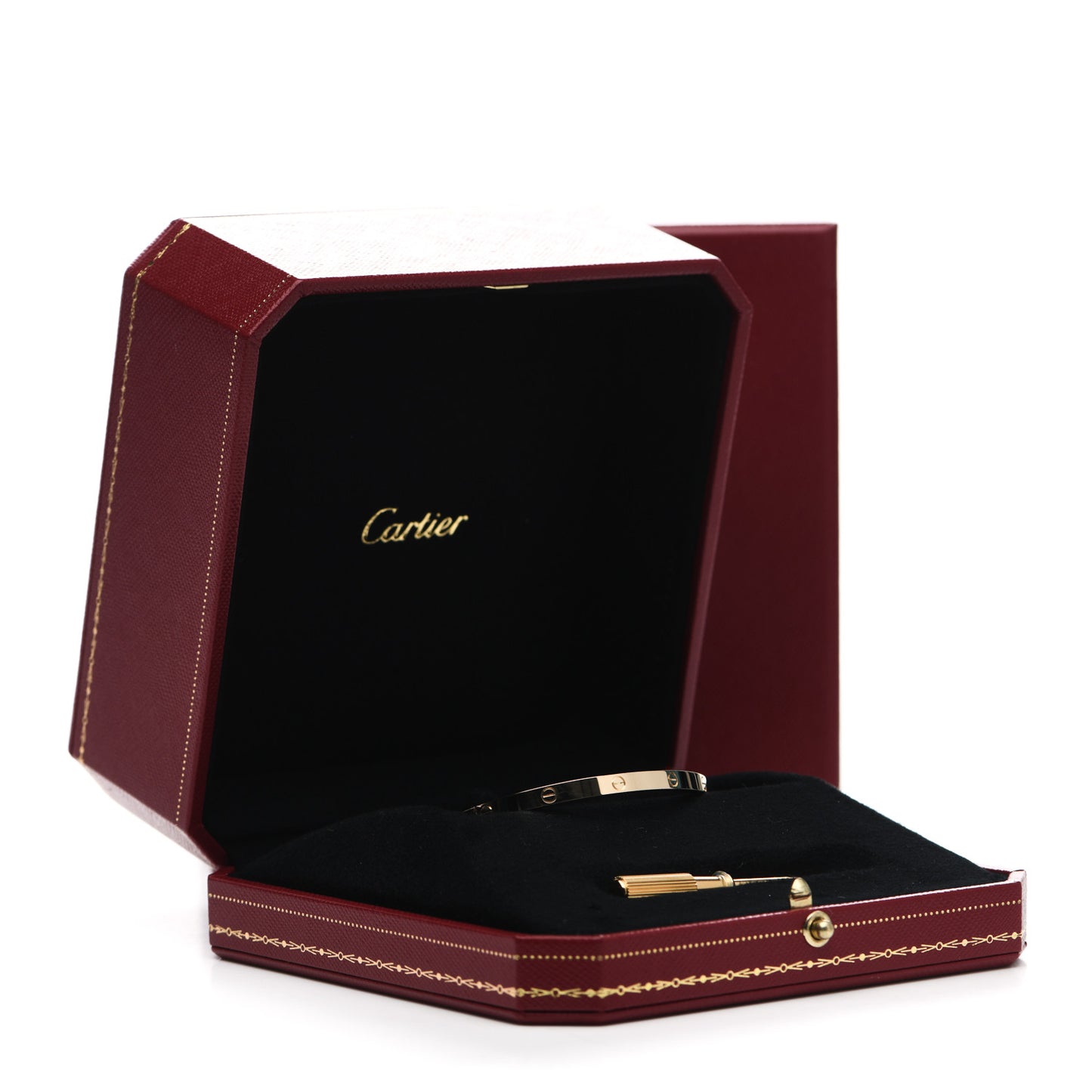 18K Yellow Gold Small LOVE Bracelet 16