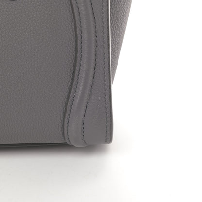 Celine Baby Drummed Calfskin Nano Luggage Kohl 18 of 18