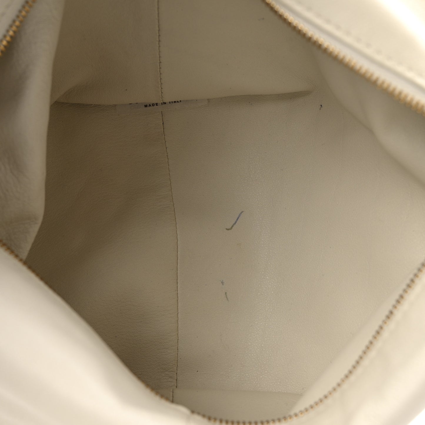 Nappa Mini Double Knot Bag White