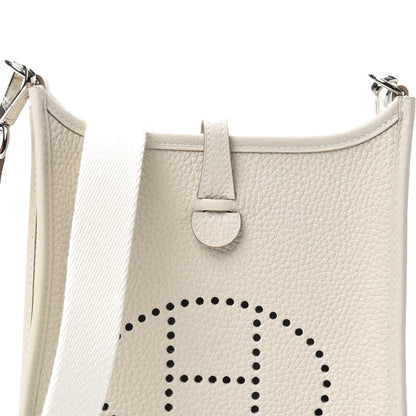 Hermes Taurillon Clemence Evelyne TPM Craie 7 of 9