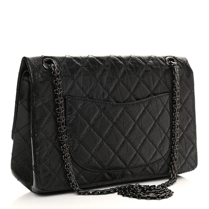 Chanel Aged Calfskin Quilted 2.55 Reissue 226 Flap So Black 3 of 12