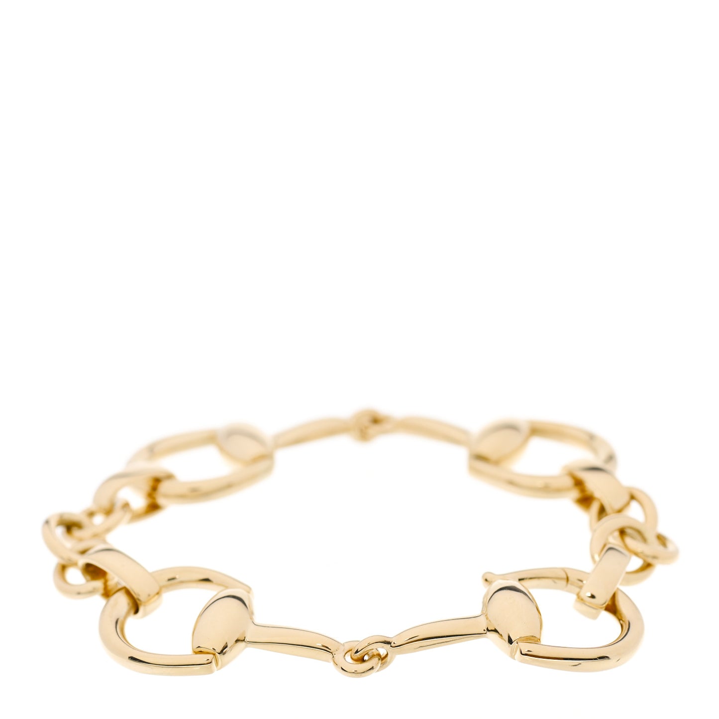 18K Yellow Gold Horsebit Bracelet