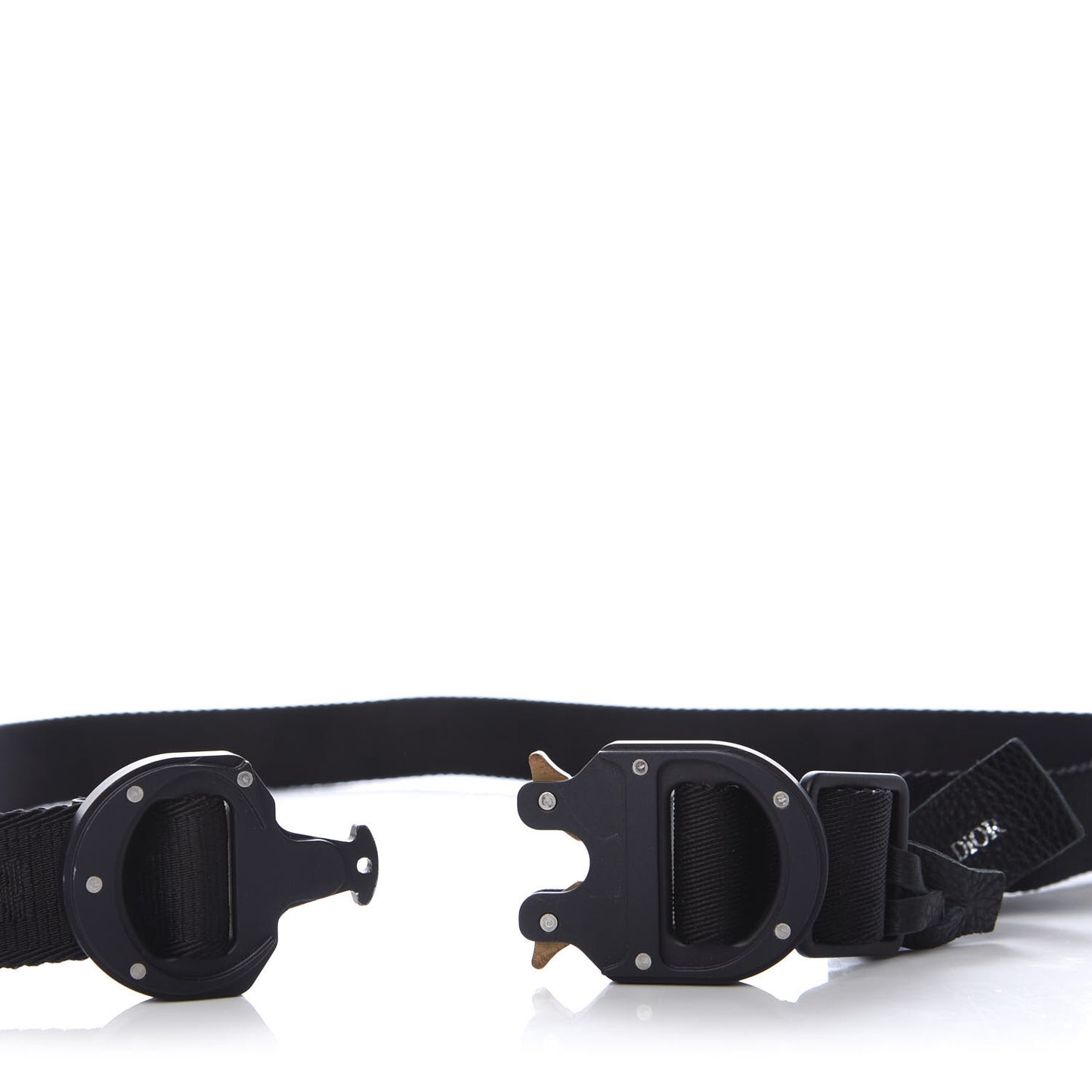 Jacquard Nylon Aluminum 25mm CD Belt 100 Black