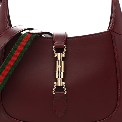 Gucci Ancora Calfskin Web Medium Jackie 1961 Hobo Rosso 8 of 10