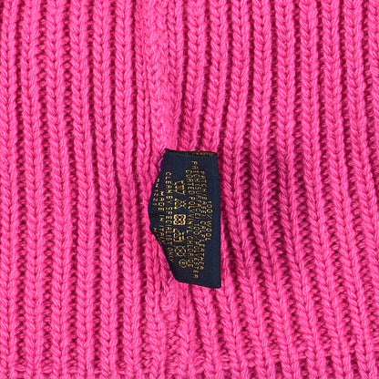 Louis Vuitton Wool LV initials Monogram Beanie Hat Neon Pink 4 of 4