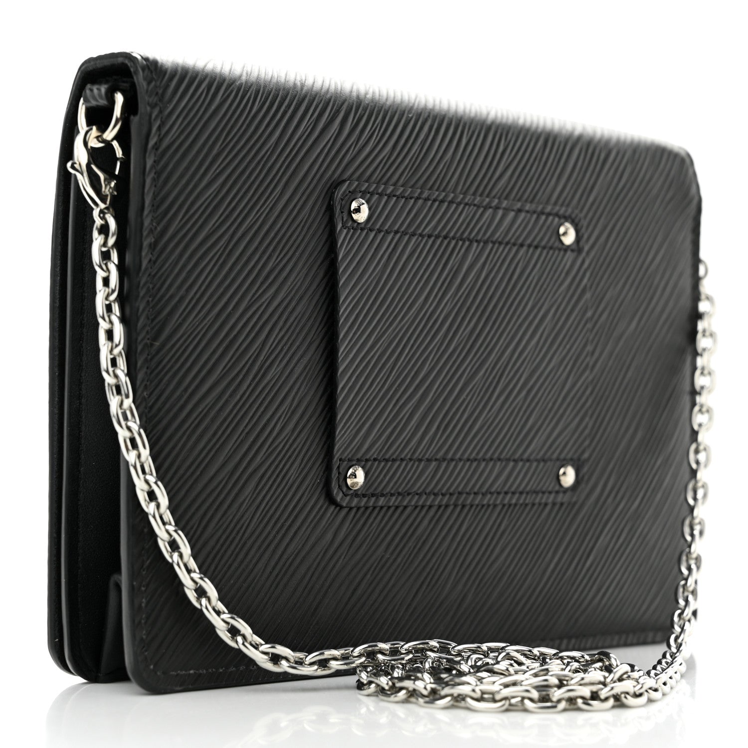Louis Vuitton Epi Twist Belt Chain Wallet Black 3 of 11