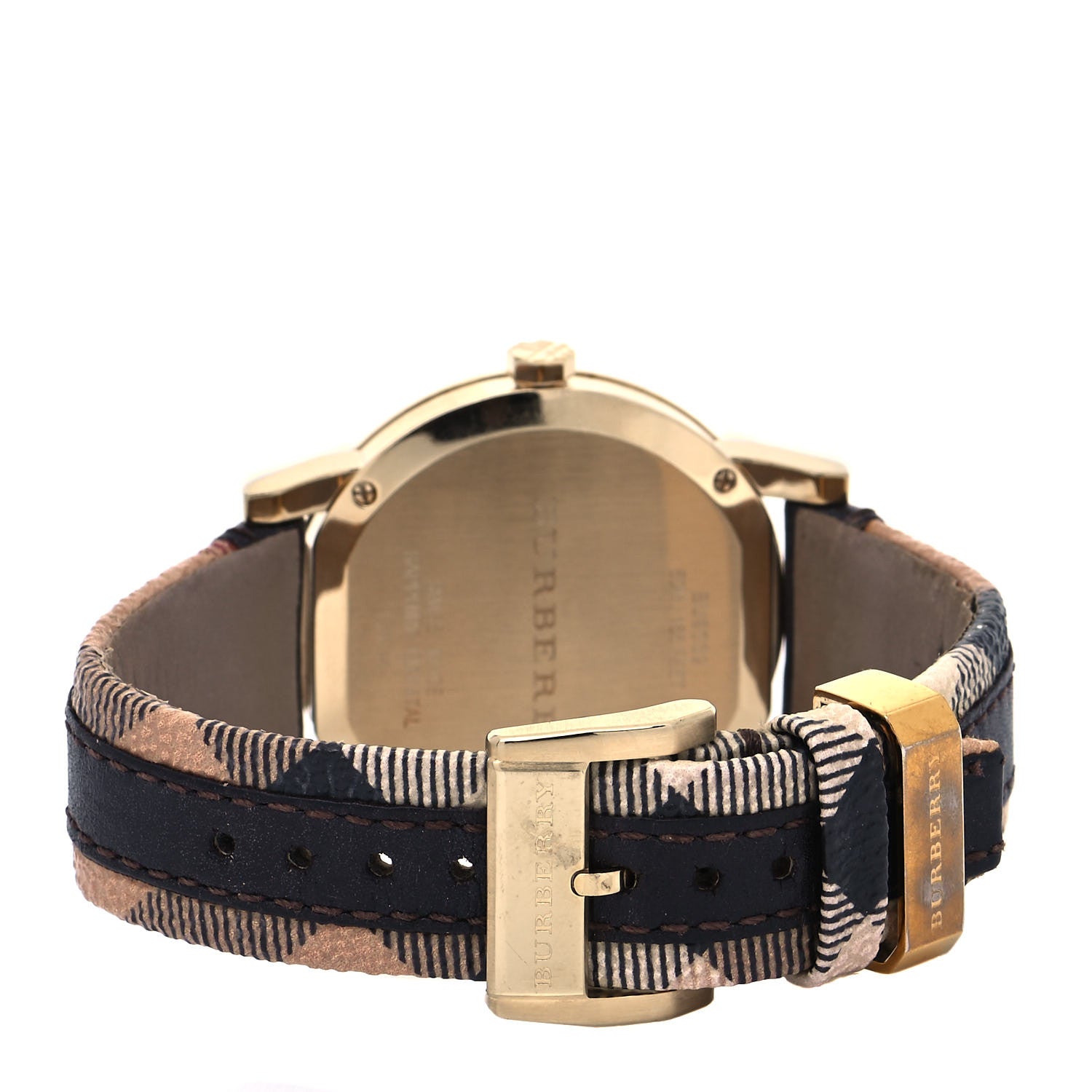 Burberry Stainless Steel Calfskin 38mm Quartz Watch Champagne BU9032 3 of 5