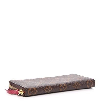 Louis Vuitton Monogram Clemence Wallet Fuchsia 4 of 7