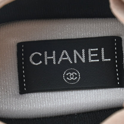 Chanel Suede Goatskin CC Sneakers 38 Light Pink 6 of 7