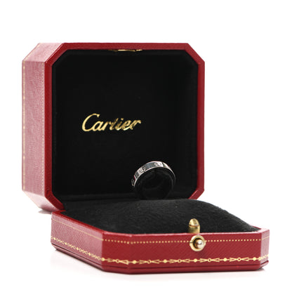 Cartier 18K White Gold Diamond 4mm LOVE Wedding Band Ring 49 4.75 5 of 5