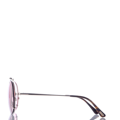 Tom Ford Oval Dickon Sunglasses TF 527 Pink 3 of 8