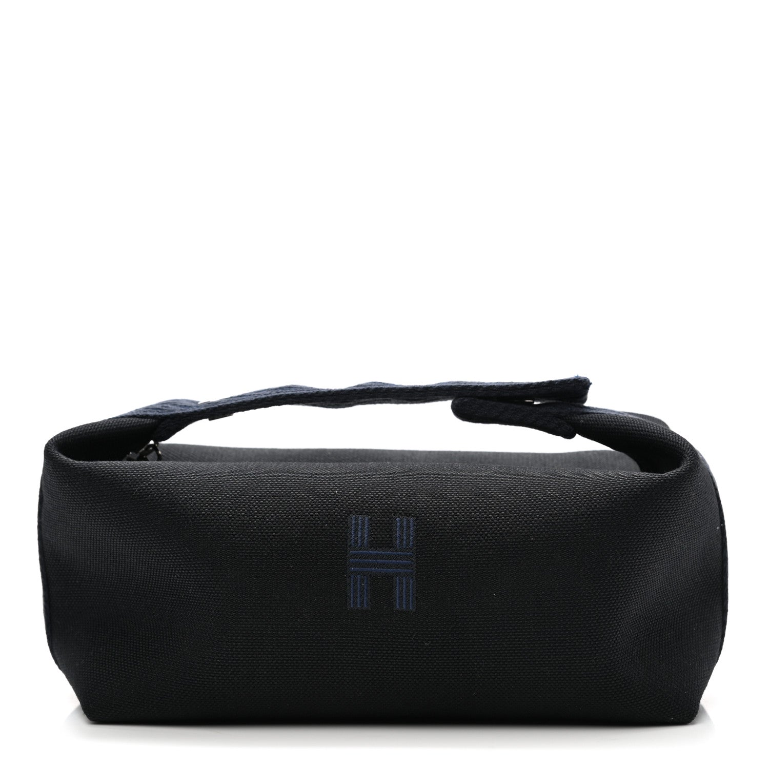 Hermes Canvas Small Bride-A-Brac Pouch Black Bleu Nuit 1 of 7