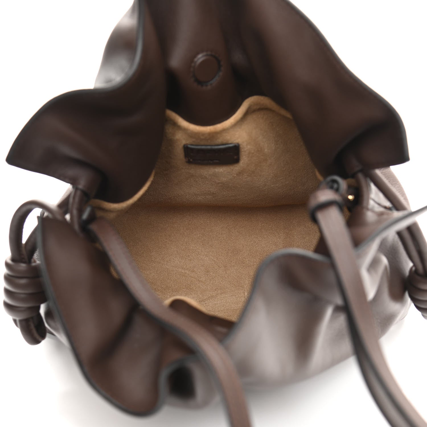 Loewe Calfskin Small Flamenco Knot Bag Ebony 5 of 11