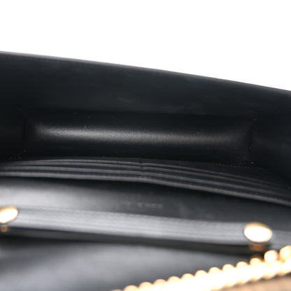 Celine Shiny Calfskin Triomphe Margo Wallet on Chain Black 5 of 12