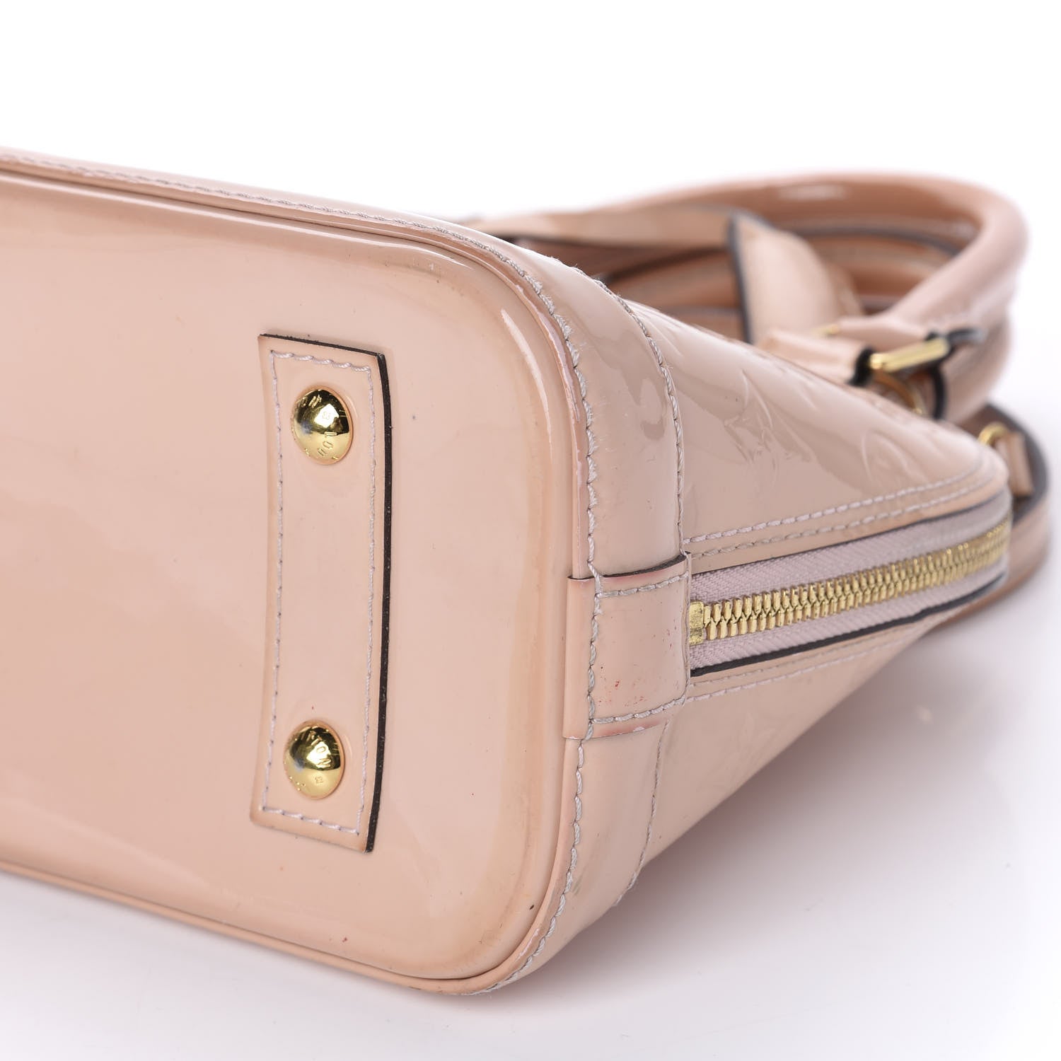 Louis Vuitton Vernis Alma BB Rose Ballerine 7 of 11