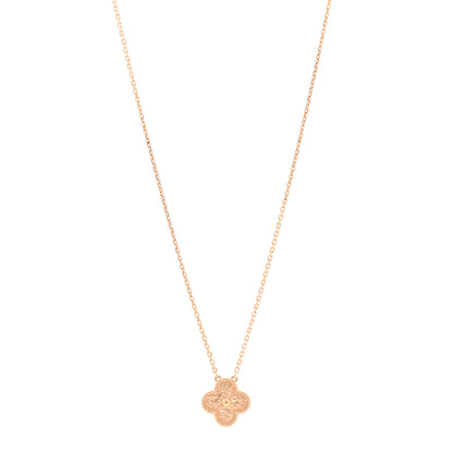 Van Cleef & Arpels 18K Yellow Gold Vintage Alhambra Pendant Necklace 1 of 6