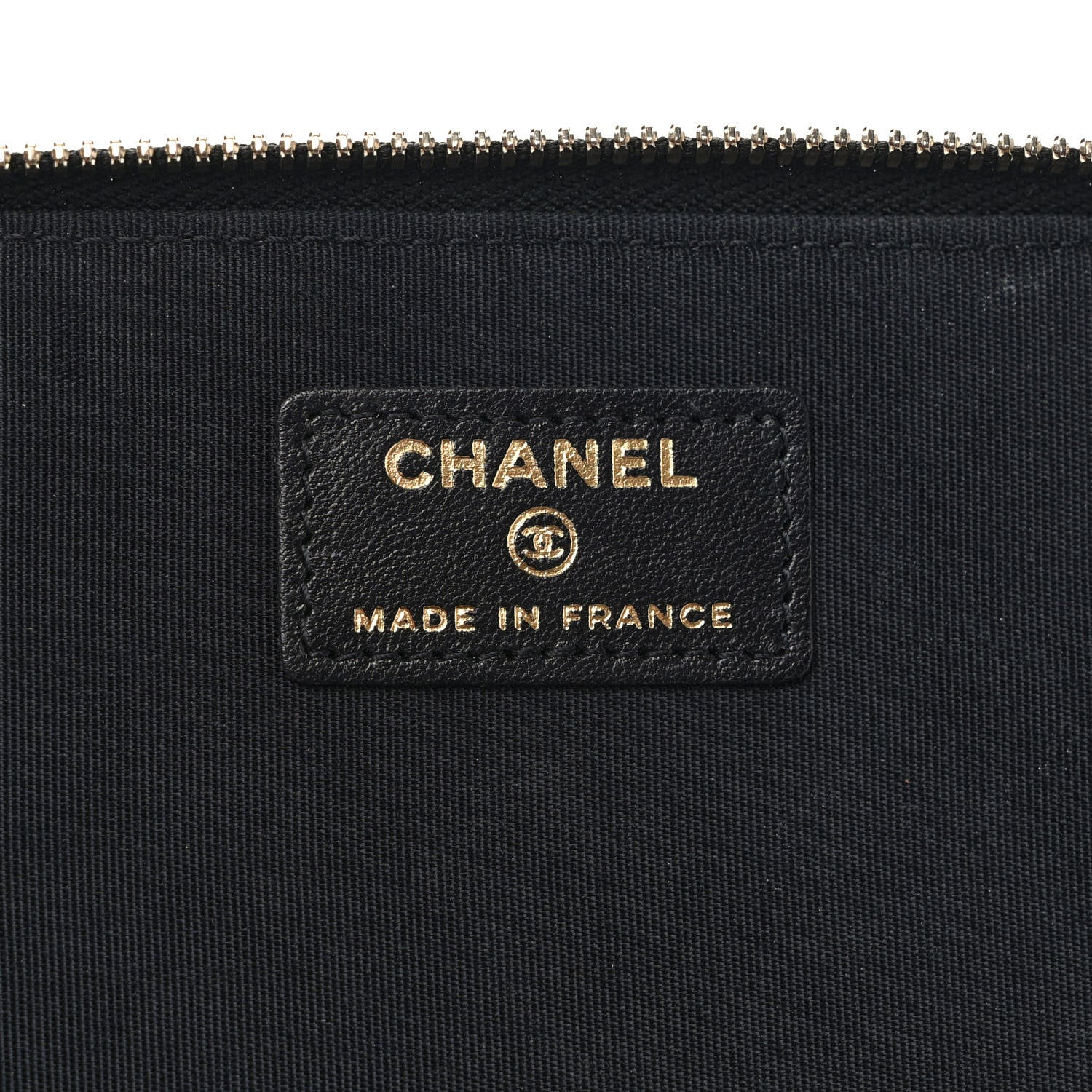 Chanel Lambskin Quilted Small Top Handle Vanity Case With Chain Black 6 of 10
