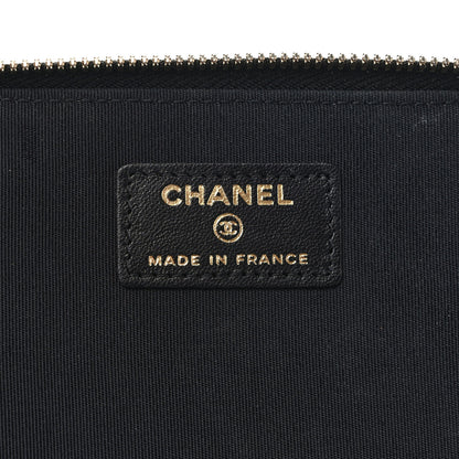 Chanel Lambskin Quilted Small Top Handle Vanity Case With Chain Black 6 of 10