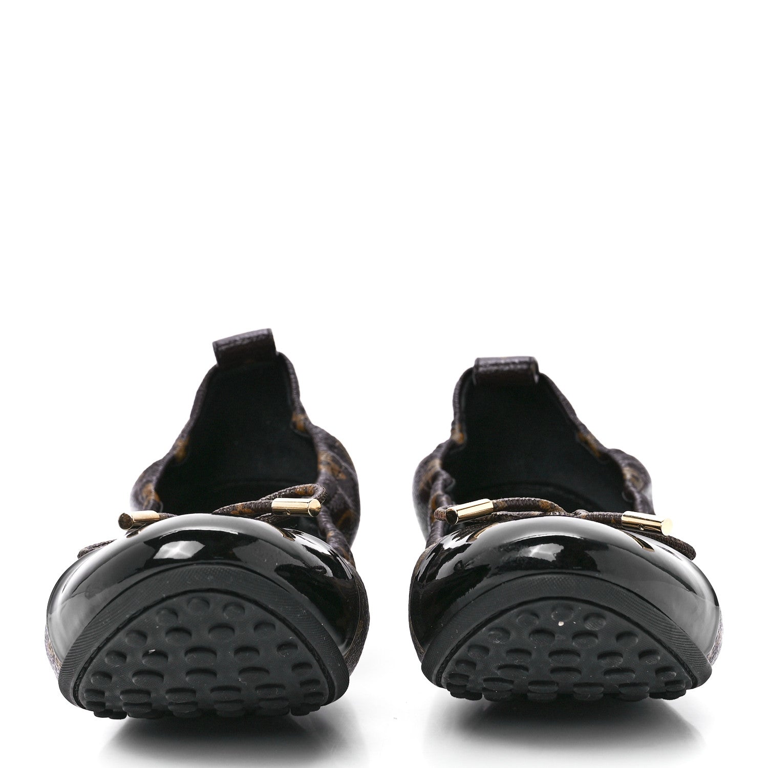 Louis Vuitton Monogram Flirty Ballerina Flats 42 Black 2 of 8