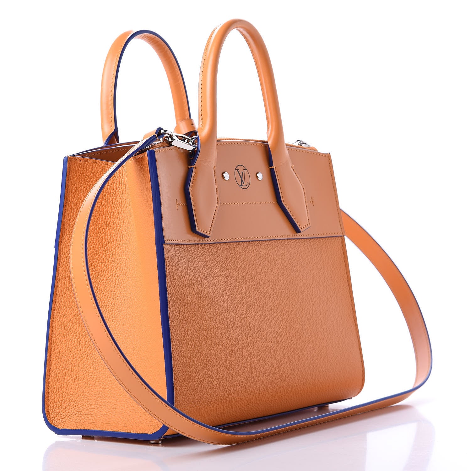 Louis Vuitton Calfskin City Steamer PM Amaretto Iris 4 of 12