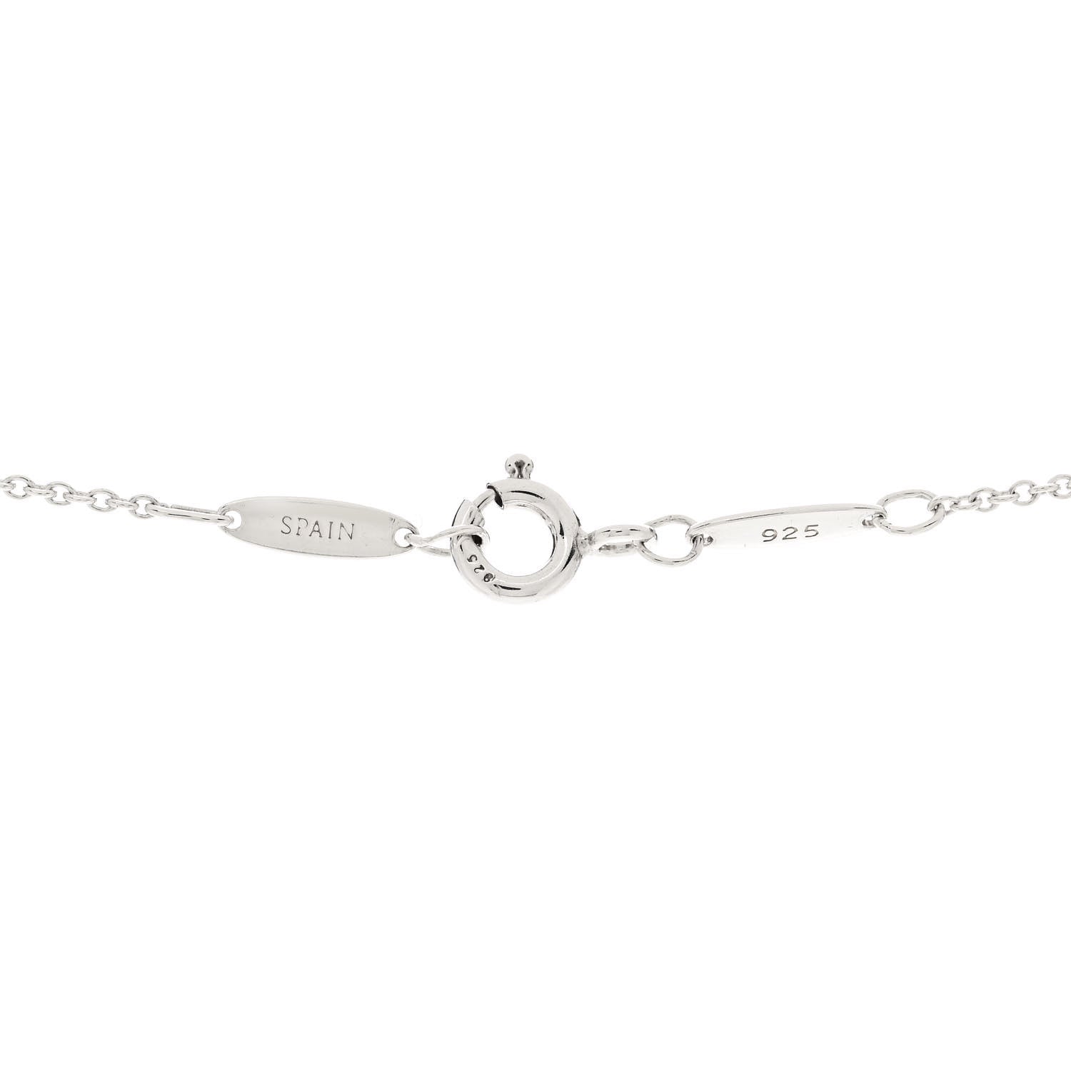 Tiffany Sterling Silver Elsa Peretti Butterfly Pendant Necklace 5 of 5