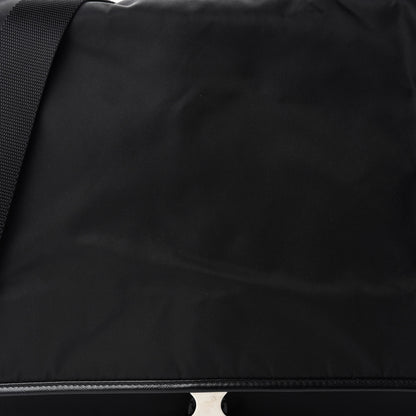 Prada Tessuto Nylon Saffiano Messenger Bag Black 9 of 9