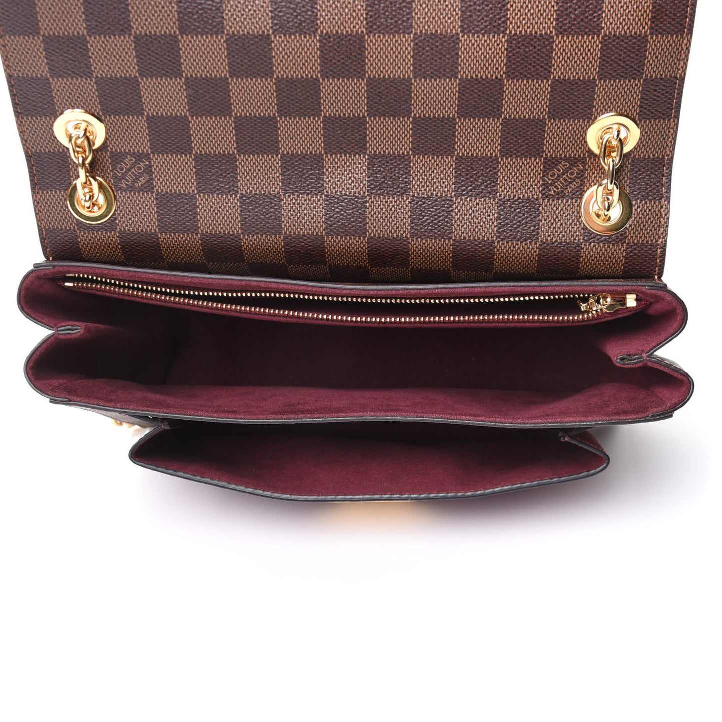 Damier Ebene Vavin PM Bordeaux