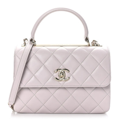 Chanel Lambskin Quilted Small Trendy CC Flap Dual Handle Bag Lilas Lilac 1 of 10