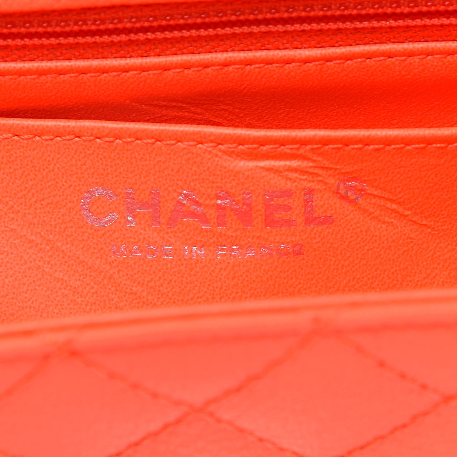 Chanel Goatskin Quilted 2.55 Reissue Mini Flap Orange 6 of 11