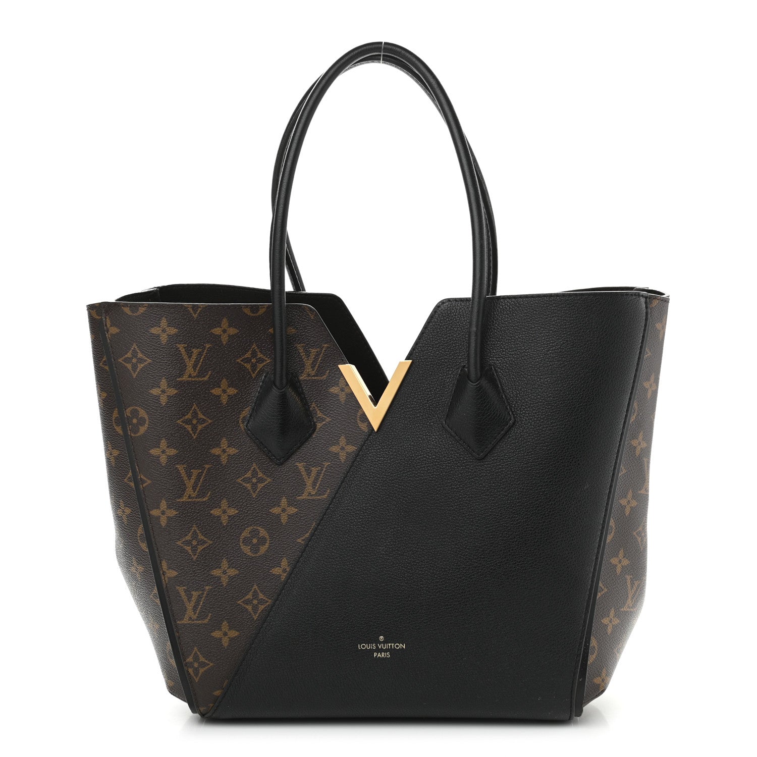 Louis Vuitton Calfskin Monogram Kimono Tote Black 1 of 11