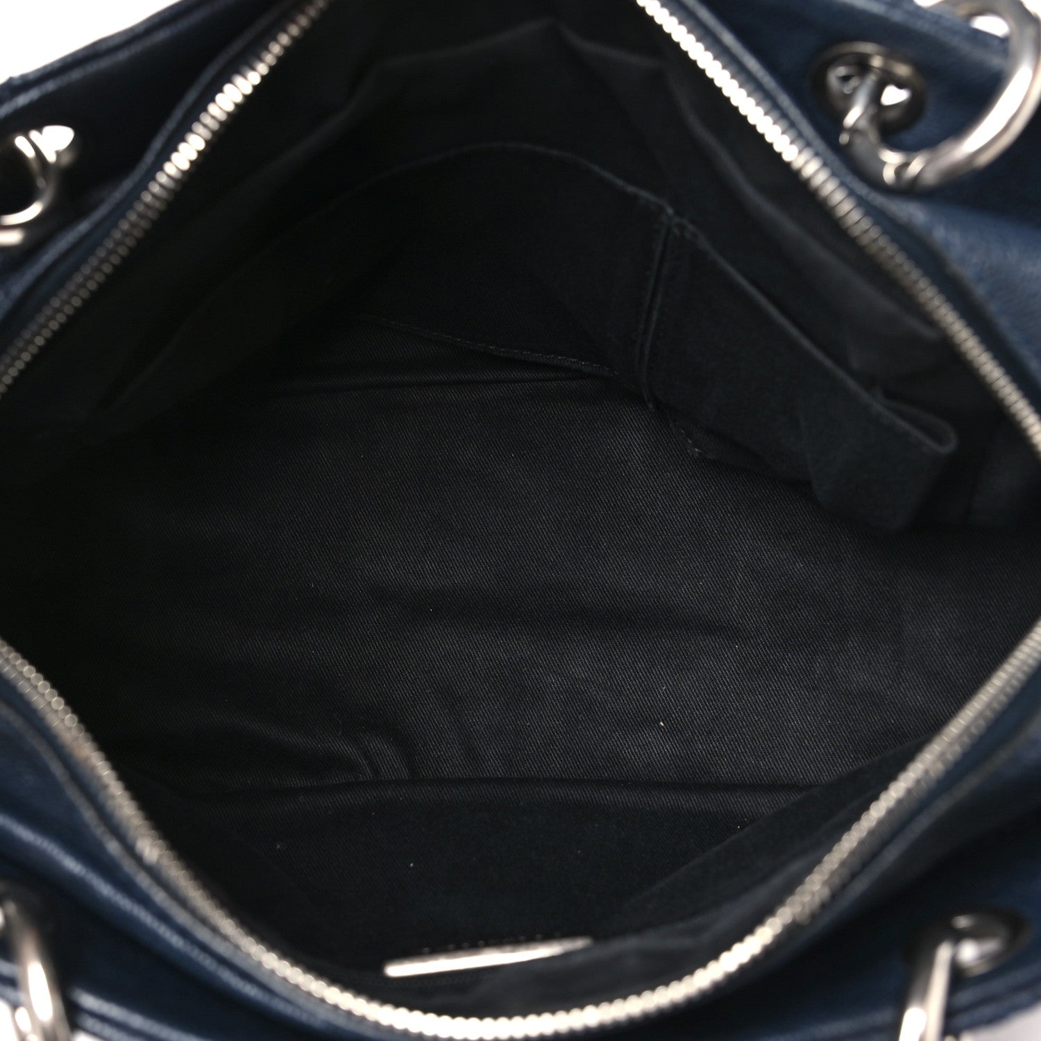 Chanel Distressed Caviar Outdoor Ligne Tote Navy 5 of 12
